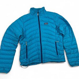 Patagonia Women's Blue Puffer Jacket